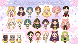 Sailor Magical Girl: Enamel Pins